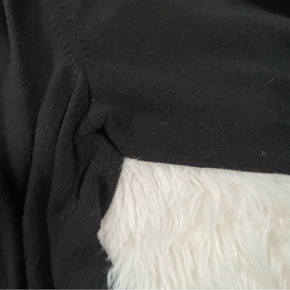 Ella Moss Black Open-Front Sweater - Picture 4 of 8